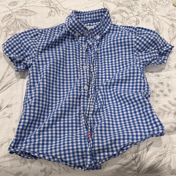 J. Crew Other - J. Crew Kids Blue and White Checkered Button Down Shirt